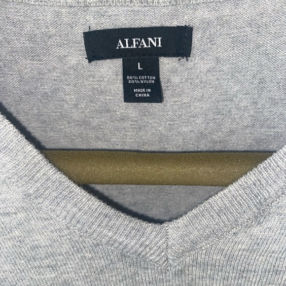 Alfani V Neck Sweater Pullover L - Picture 3 of 3